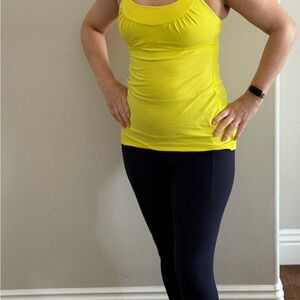 Lululemon Athletica Vibrant Yellow Tank Top